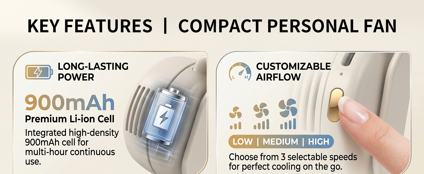 clip-on portable fan
