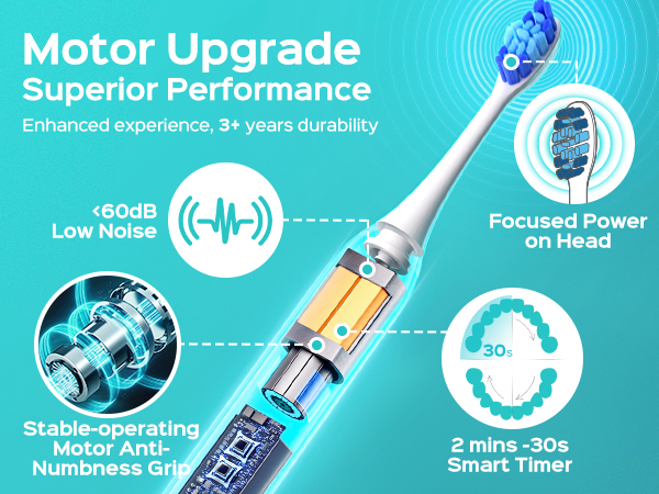 Electric Sonic Ultrasonic Toothbrush Adults Kids Cepillo de dientes ultrasónico eléctrico sónico