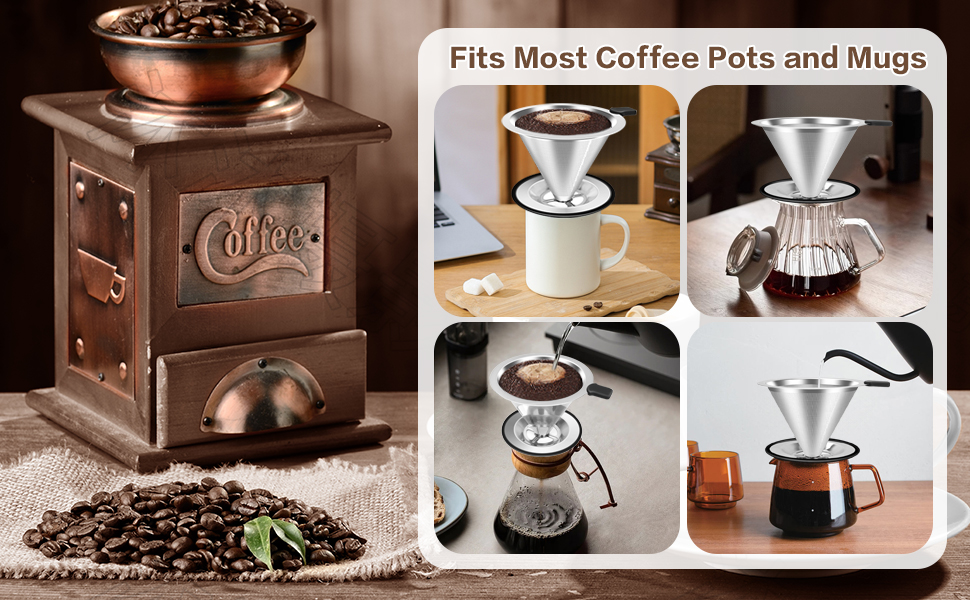 Fit Most Coffee Pots and Mugs