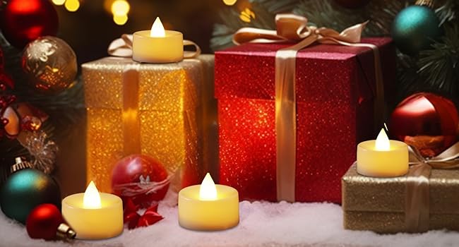 Christmas Candles Tea Lights