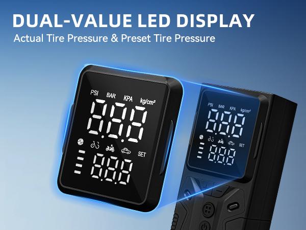 air pump with pressure gauge