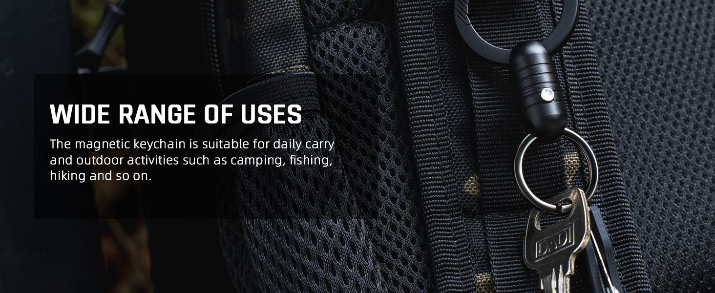 magnetic key holder quick release keychain keyring swivel key ring edc car keychain men keychains