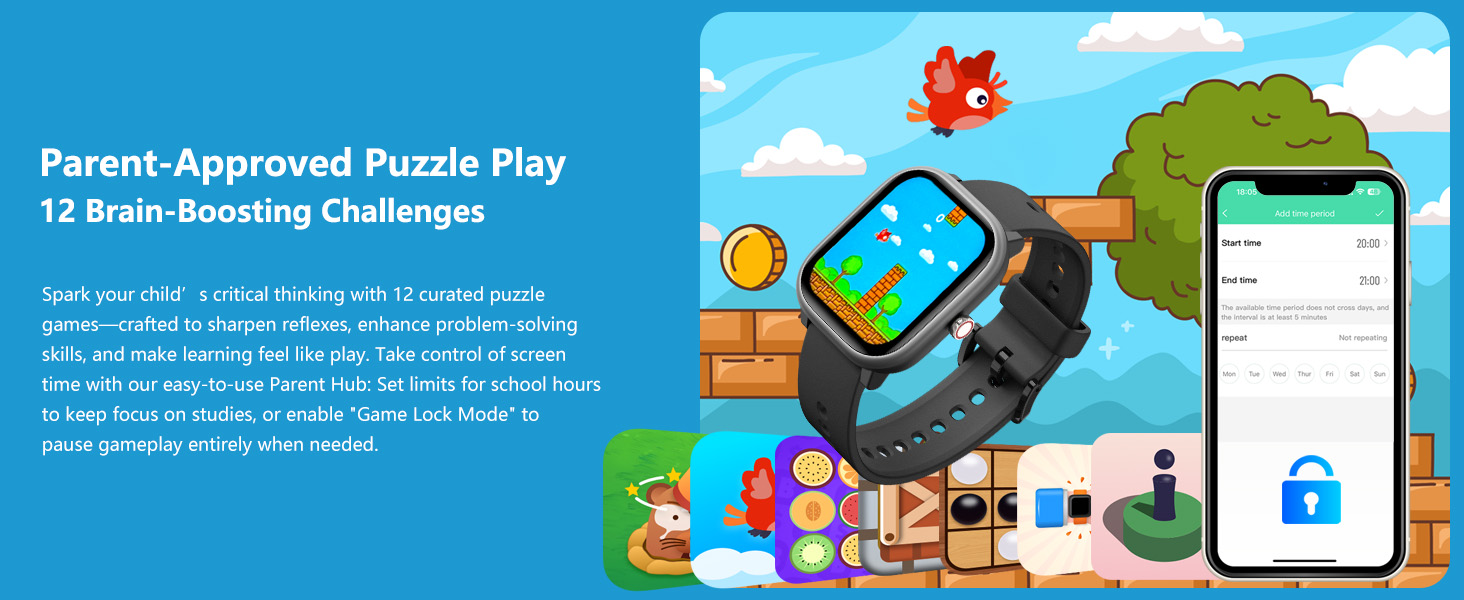 kids fitness tracker watch