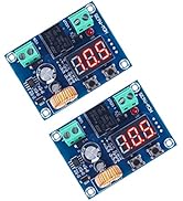 2 PCS Low Voltage Cutoff, Icstation DC 12V-36V Low Voltage Disconnect 20A Over Discharge Protecti...