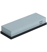 Loyareal Knife Sharpening Stone 400/1000 Whetstone Sharpening Stone Knife Sharper with Non-Slip R...