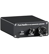 Fosi Audio TP-02 Subwoofer Amplifier Home Audio, Mini Bass Amp Mono Subwoofer Amp, with TDA7498E ...