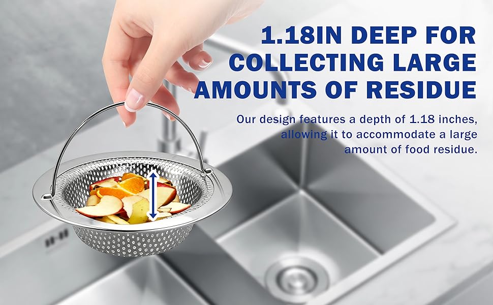 1.18IN DEEP FOR COLLECTING LARGE AMOUNTS OF RESIDUE