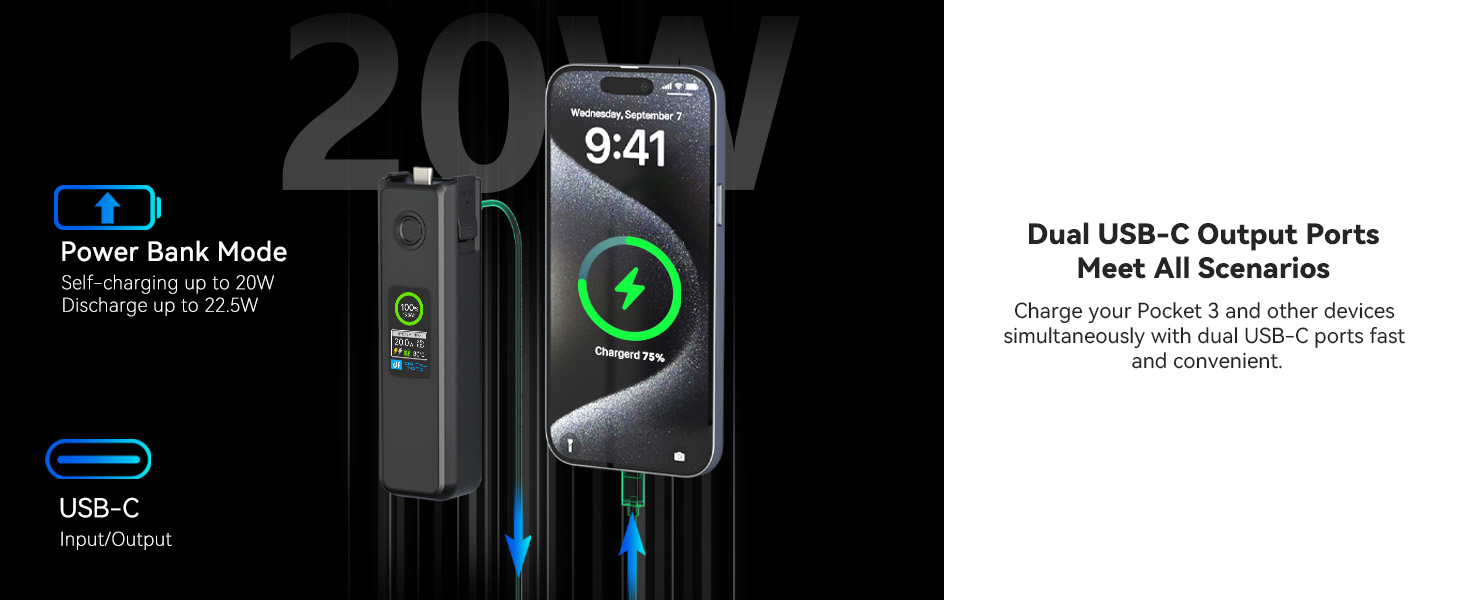 dji pocket 3 battery handle