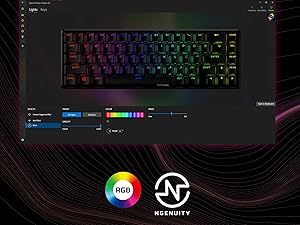 Advanced customization with HyperX NGENUITY