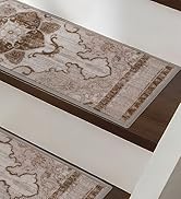 BEQHAUSE Stair Treads for Wooden Steps Non-Slip Indoor Stair Runner Washable Carpet for Stairs Se...