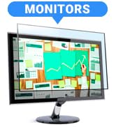 blue screen for computer monitor