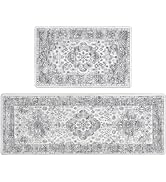 Pauwer Anti Fatigue Kitchen Mat Set of 2 Non Slip Kitchen Mats for Floor Cushioned Kitchen Rugs C...
