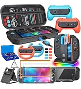 Switch 2 Accessories, [Charge Inside]Case Bundle for for Nintendo Switch 2 2025 Console, FYOUNG 2...