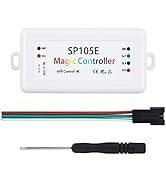 VIPMOON SP105E Wireless Bluetooth Controller, LED Light Controller DC5V~24V WS2812B Controller fo...