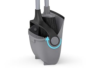 Product image MR.SIGA Broom and Dustpan Set with Adjustable Long Handle