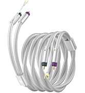 Tertullus Grounded Turntable Cable, 2M OFC Silver-Plated Turntable Ground Cable, Silver-Plated Sh...