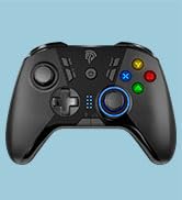 EasySMX 2.4G Wireless Gaming Controller for Windows PC, Steam Deck, PS3 &amp; Android TV Box, Plug an...