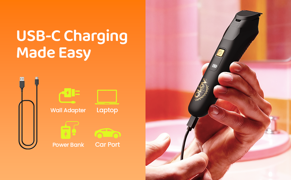 USB-C charge,easy to use