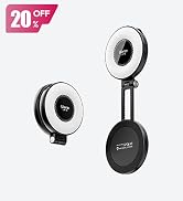 ULANZI LM19 Magnetic Selfie Light, LED Phone Ring Light for iPhone MagSafe, CRI95+ 2500K-8500K Po...
