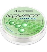 KastKing Kovert Essential 100% Fluorocarbon Fishing line, Leader Material, High Clarity, Sensitiv...