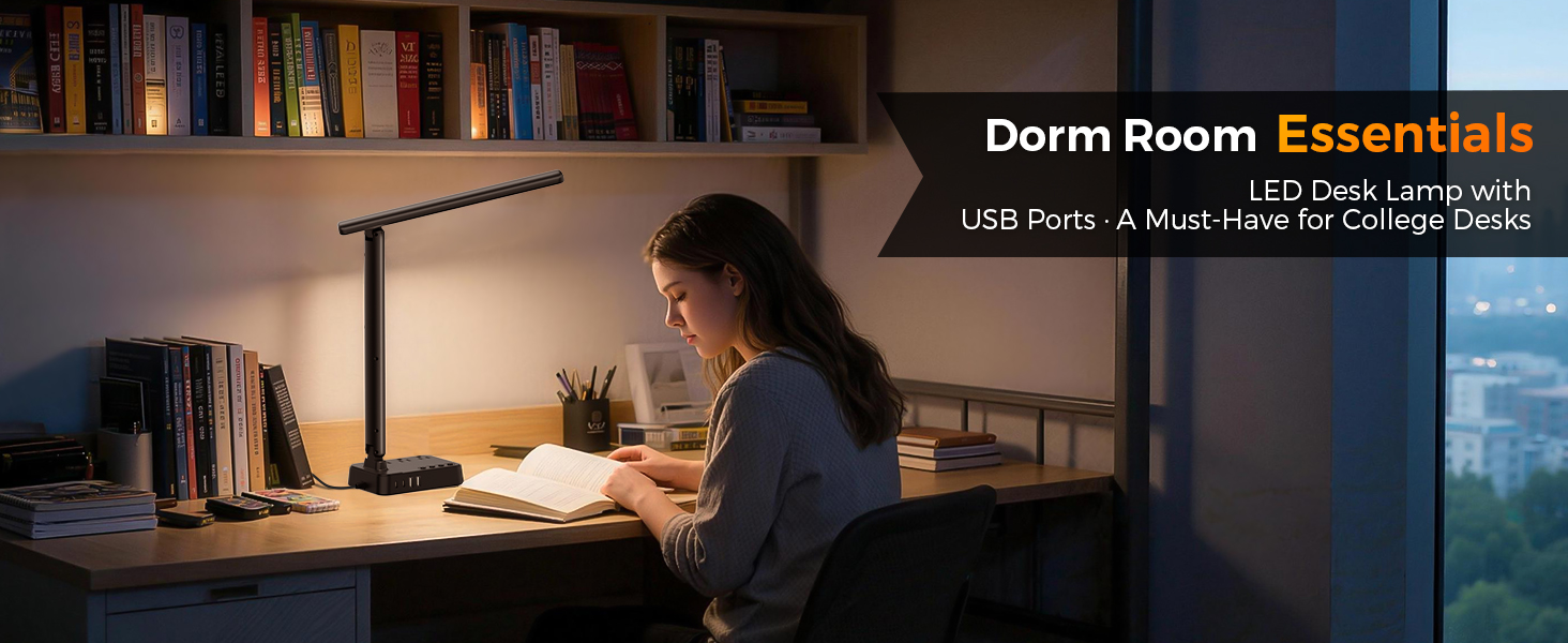 desk lamp with usb charging port