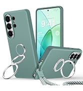 Rockaway for Samsung Galaxy S26 Ultra Case [Double Ring Stand &amp; Wrist Strap], Liquid Silicone Pho...