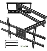 BONTEC Corner TV Wall Mount with Extra Long 40.9” Extension Arm for 32–75 Inch TVs, Holds Up to 1...