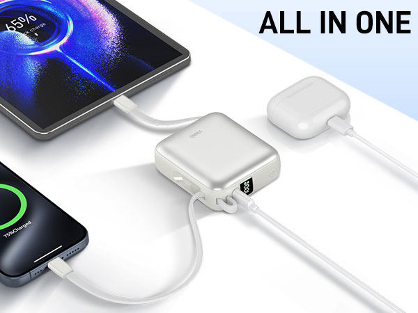 power bank for iphone 16 phone power bank iphone iphone 16 power bank powerbank with built in cable