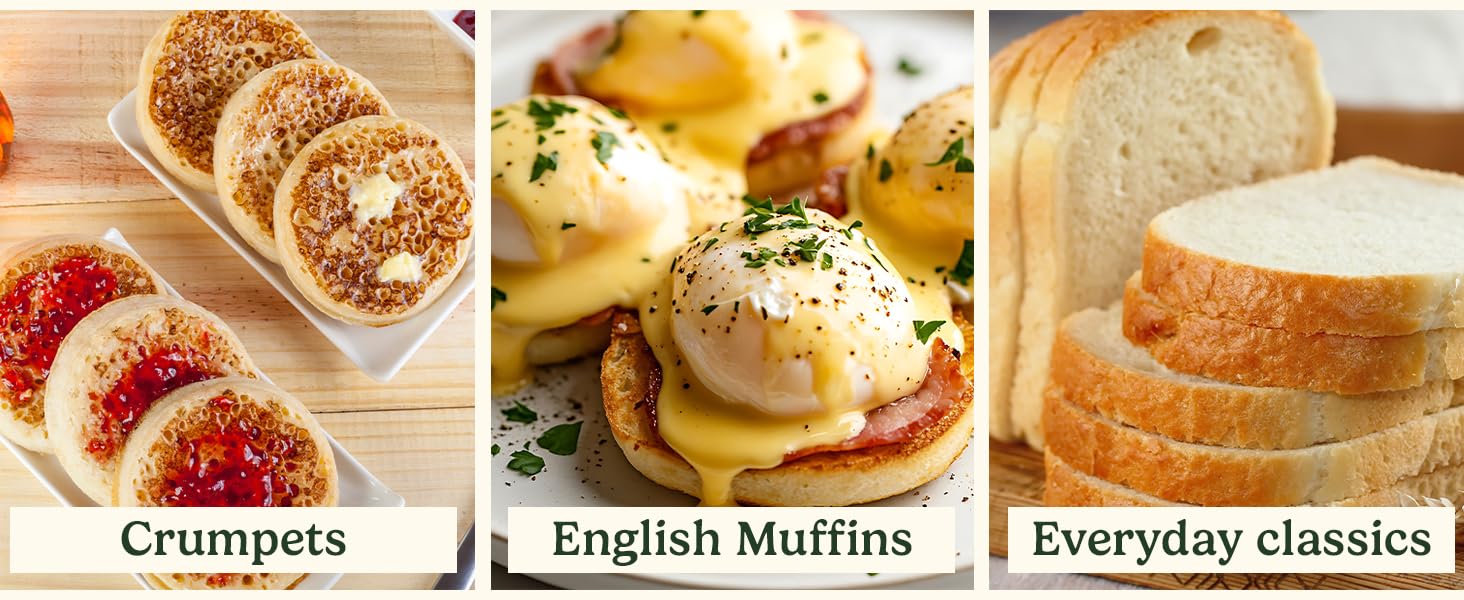 Crumpets English Muffins everday classics