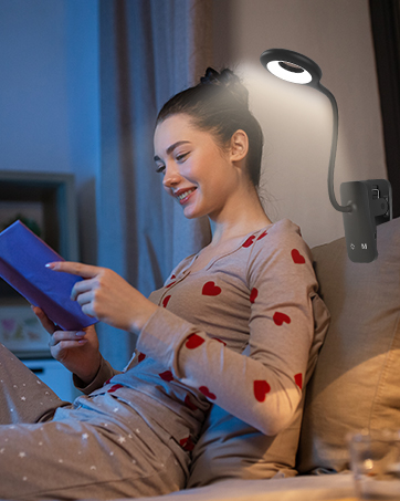 clip light for bed headboard