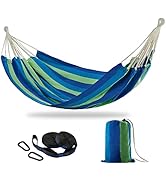 CHULIM Brazilian Double Hammock with Tree Straps,Extra Large 240x160cm,2 Persons Hammock for Back...