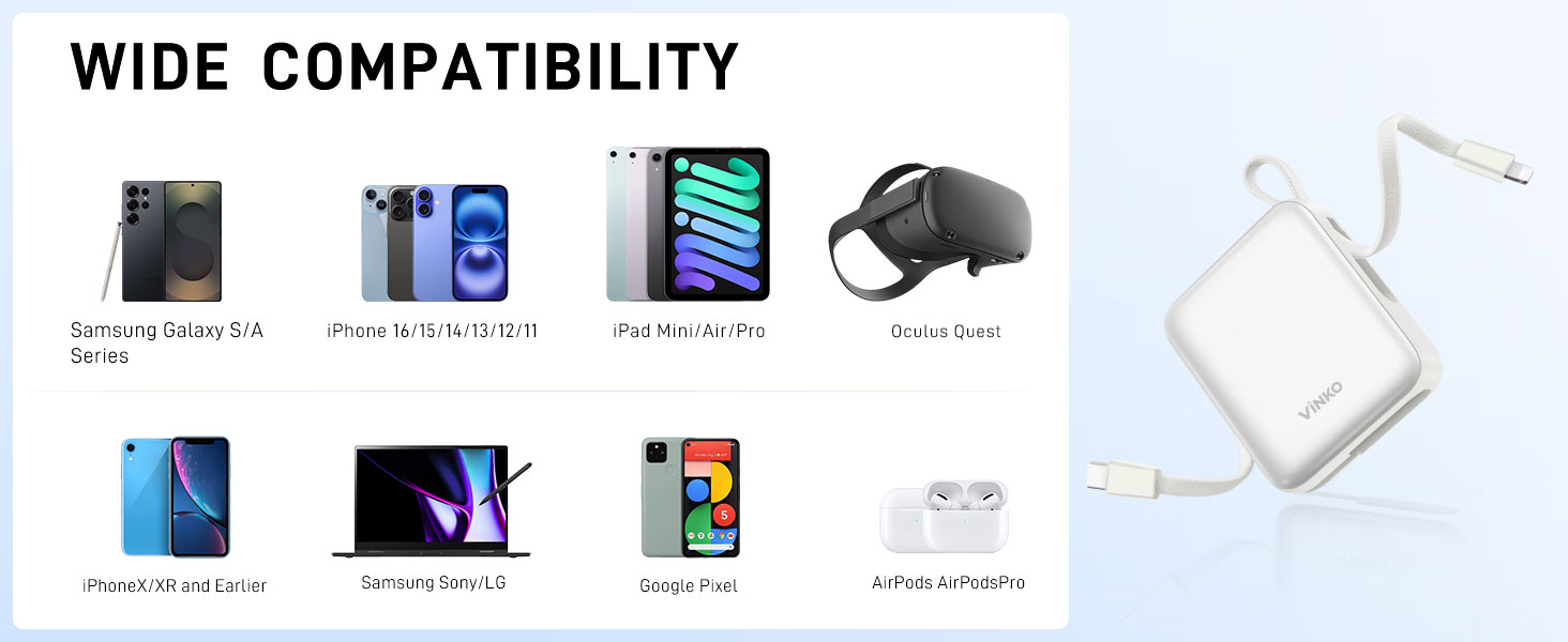 portable fast charger phone battery charger portable external battery for iphone gift for her