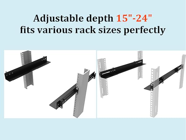 1U server rack rails for 19&amp;#34; racks or cabinets
