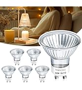Marycele Halogen Light Bulbs for Candle Warmer Lamp 6 Pack, GU10 120V 50W MR16 Dimmable Warm Ligh...