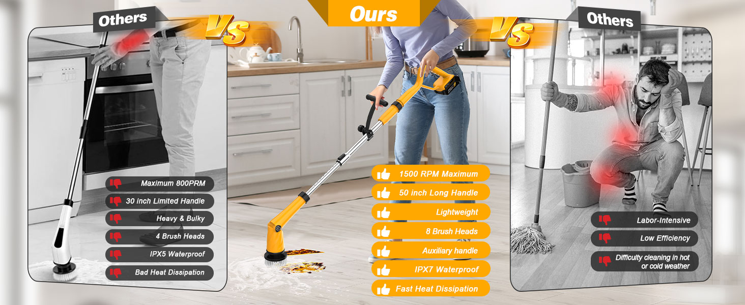 electric spin scrubber