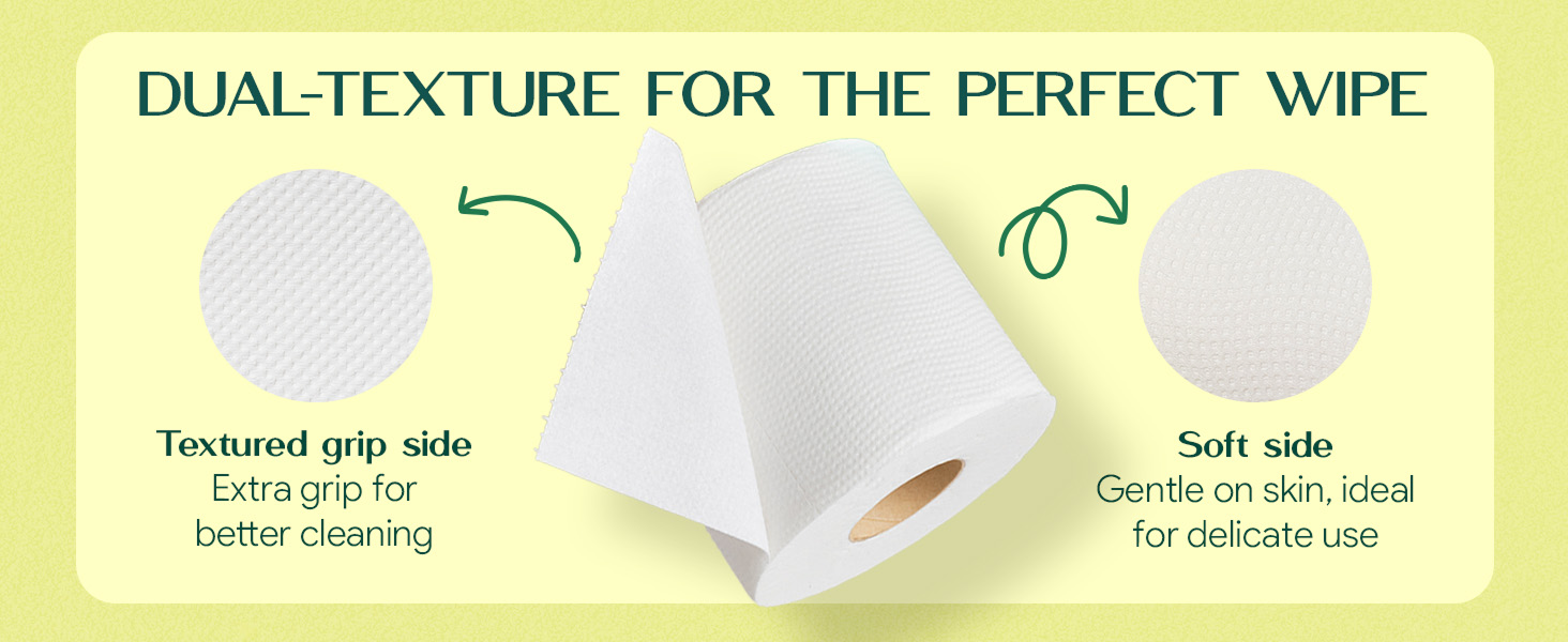 Dual Texture For The Perfect Wipe