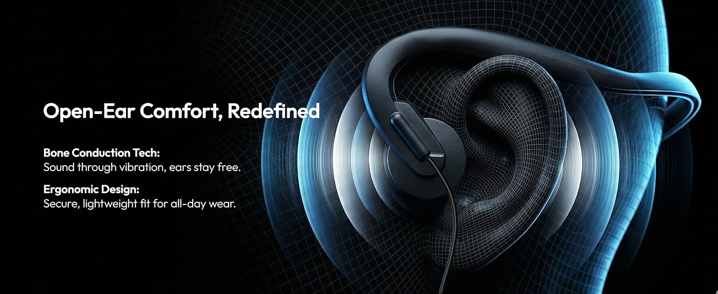 Wired Bone Conduction Headphones