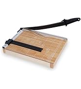 Paper Trimmer Cutter for Office and Crafts, Heavy-Duty, Portable Paper Slicer, 12-Inch, 10-Sheet ...