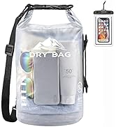 HEETA Waterproof Dry Bag for Women Men, 5L/10L/20L/30L/40L Roll Top Lightweight Dry Storage Bag B...