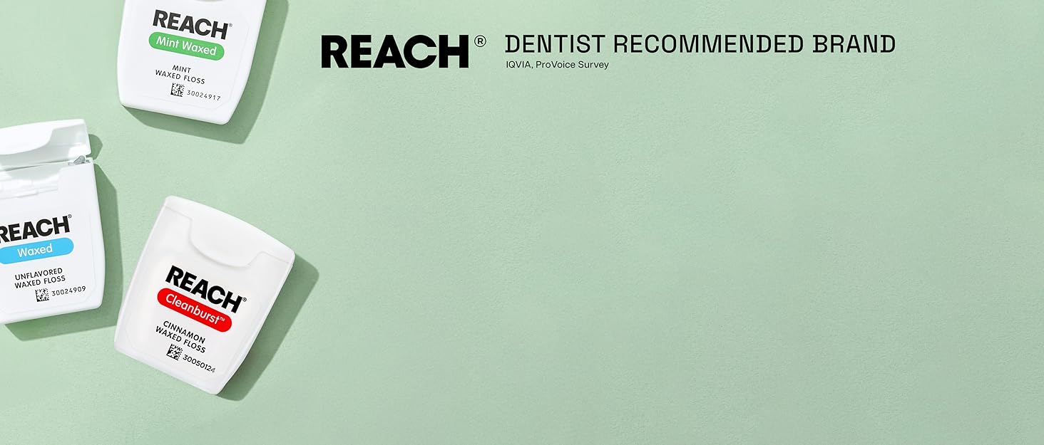 Reach Professional Oral Care, Recommended by Dentists Worldwide
