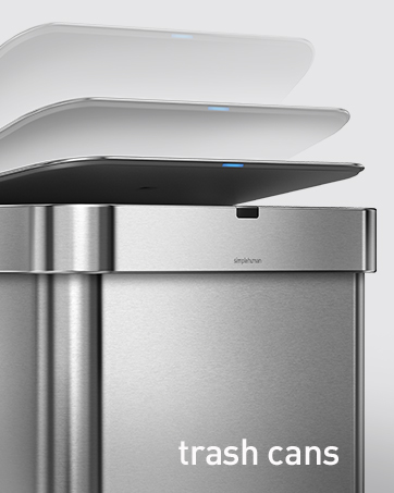 trash cans