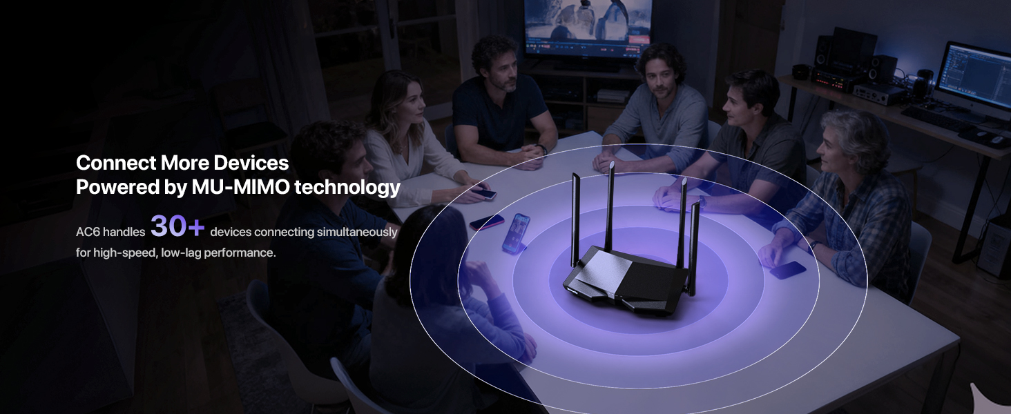 AC1200 WIFI ROUTER AC6