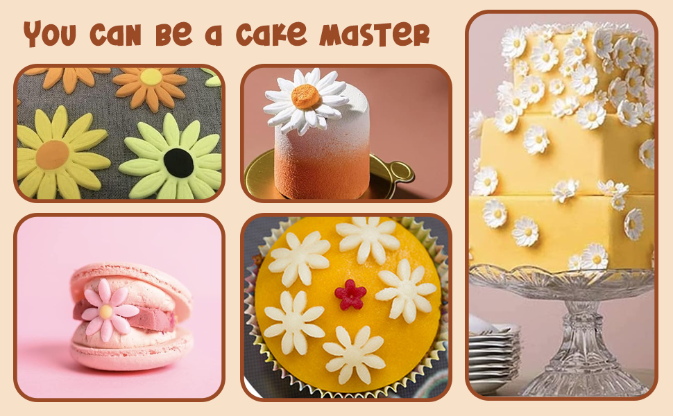 Sunflower Fondant Cutter Flower Molds for Fondant