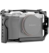 LEFTFOTO Camera Cage for Sony A7C II / A7CR,Camera Protection Frame Rig with Arca Base, Compatibi...