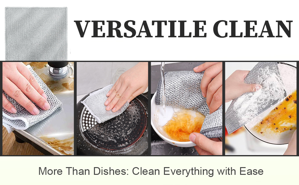 wire dishwashing rags