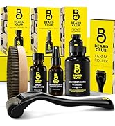 The Beard Club Signature Beard Growth Kit - Derma Roller, Beard Growth Oil, Beard Growth Vitamins...