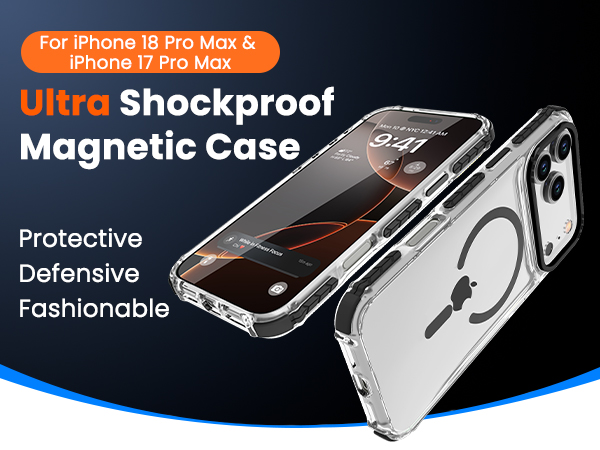 magnetic phone case iphone 17 pro max