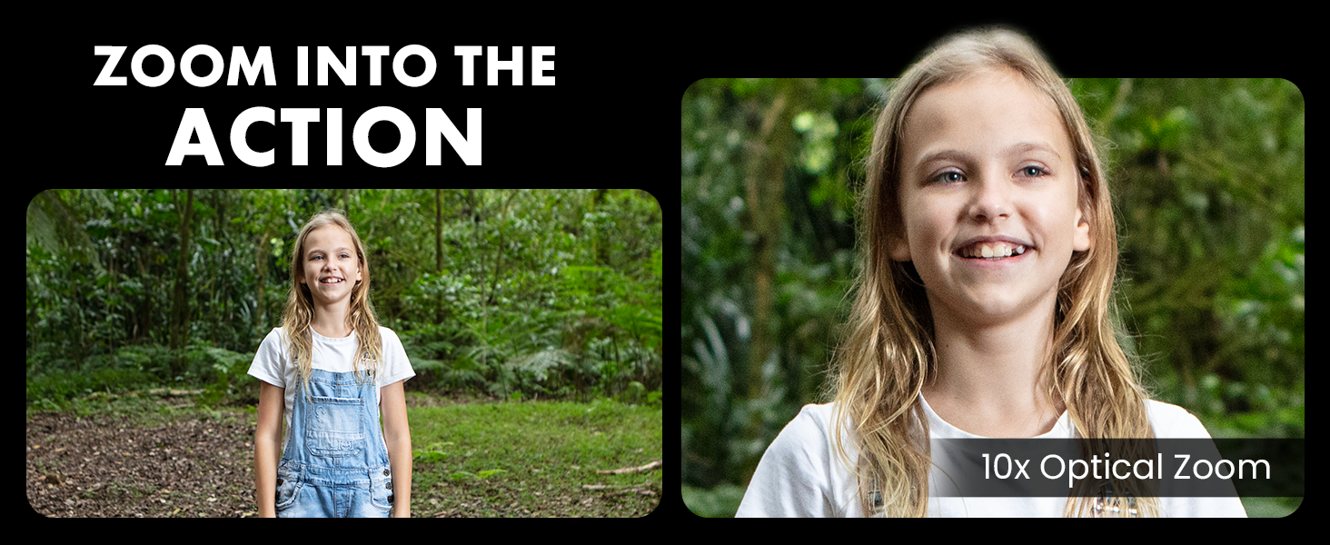 MNB10Z 10x Optical Zoom high definition image quality with 64 MP mega pixel landscape portrait photo