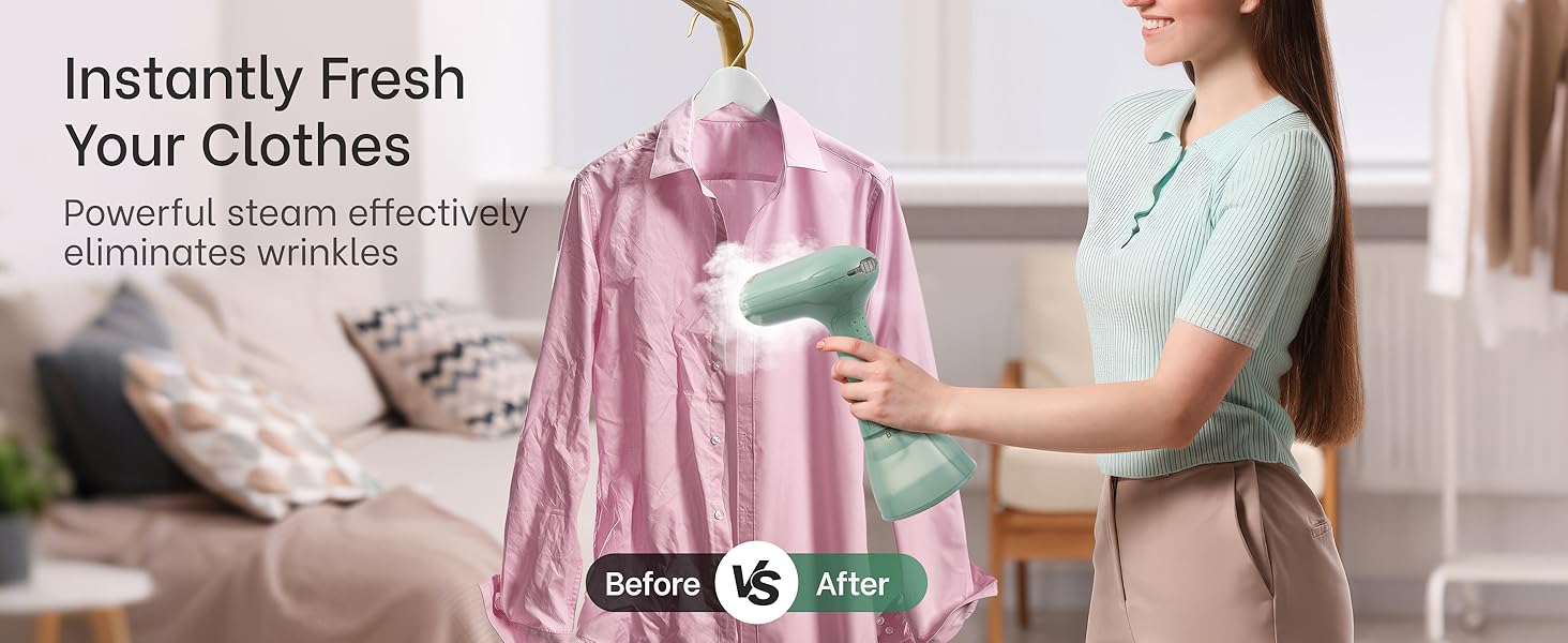Steamer for Clothes, clothes steamer handheld,Portable Handheld Design Travel Steamer