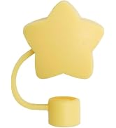 Silicone Straw Cover Cap for Cup, Star Shape Straw Topper Compatible with 10mm 30 and 40 Oz Tumbl...